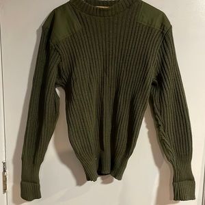 Real military wool sweater